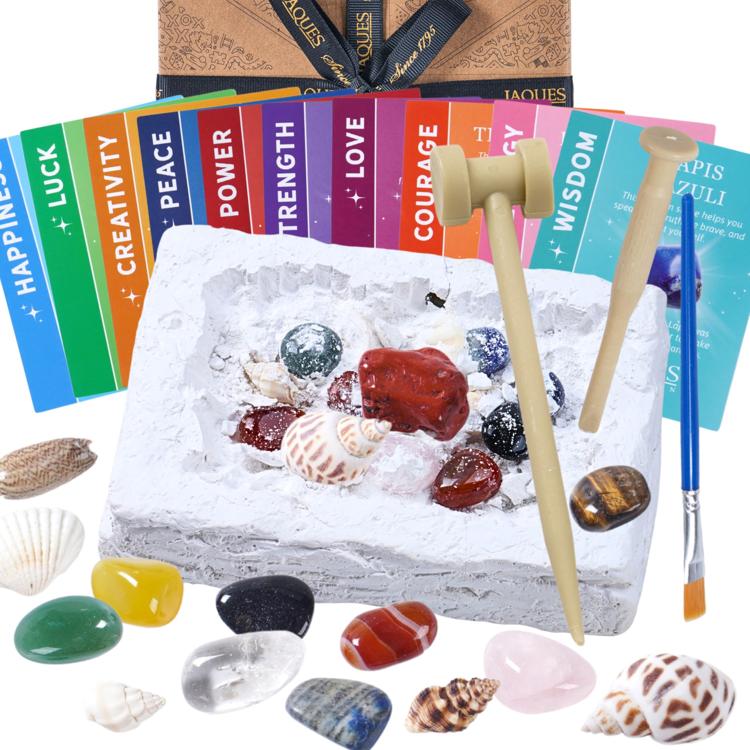 Jaques of London Gemstone Dig Kit | Girls Toys Age 3 4 5 6 | Gem